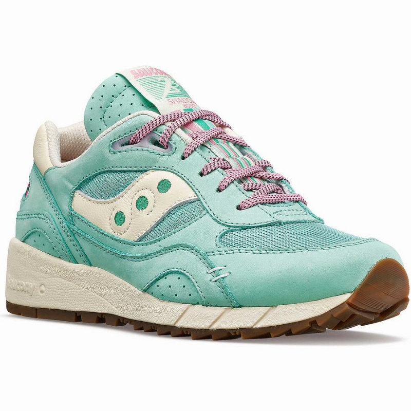 Women's Saucony Shadow 6000 Earth Citizen Sneakers Light Turquoise / White | Australia S89063-C18