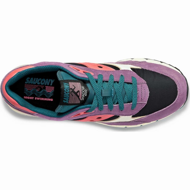 Women's Saucony Shadow 6000 Midnight Swimming Sneakers Purple / Black | Australia S57213-A49