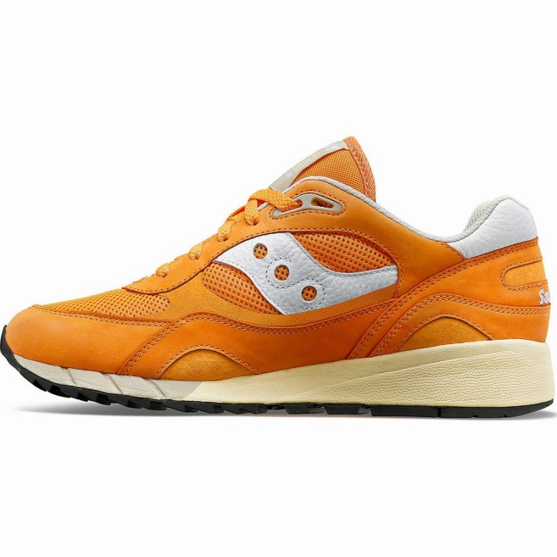 Women's Saucony Shadow 6000 Premium Sneakers Orange / White | Australia S20936-N84