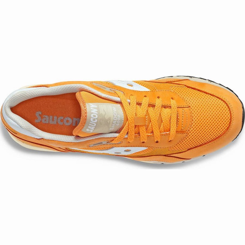 Women's Saucony Shadow 6000 Premium Sneakers Orange / White | Australia S20936-N84