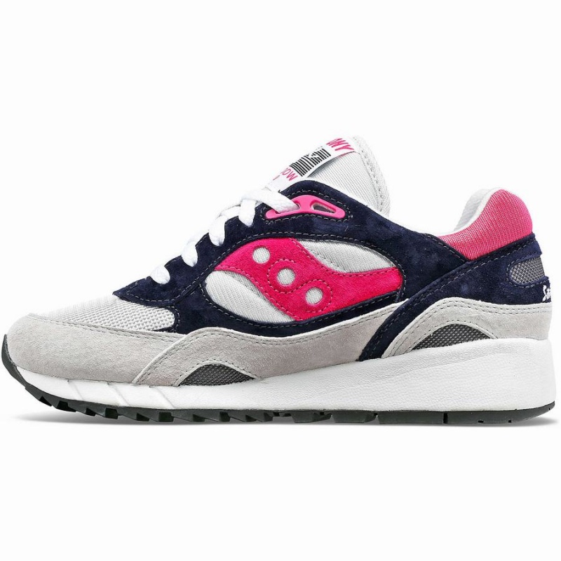 Women's Saucony Shadow 6000 Sneakers Grey / Pink | Australia S67583-E17