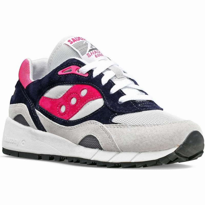 Women's Saucony Shadow 6000 Sneakers Grey / Pink | Australia S67583-E17