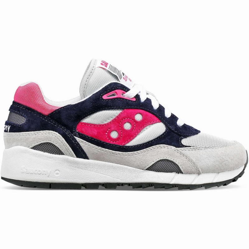 Women\'s Saucony Shadow 6000 Sneakers Grey / Pink | Australia S67583-E17