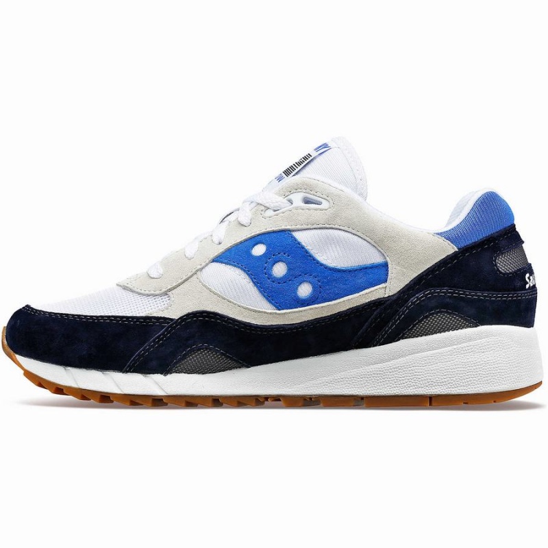 Women's Saucony Shadow 6000 Sneakers White / Navy / Blue | Australia S20647-K71