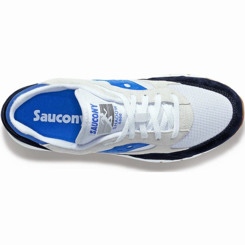 Women's Saucony Shadow 6000 Sneakers White / Navy / Blue | Australia S20647-K71