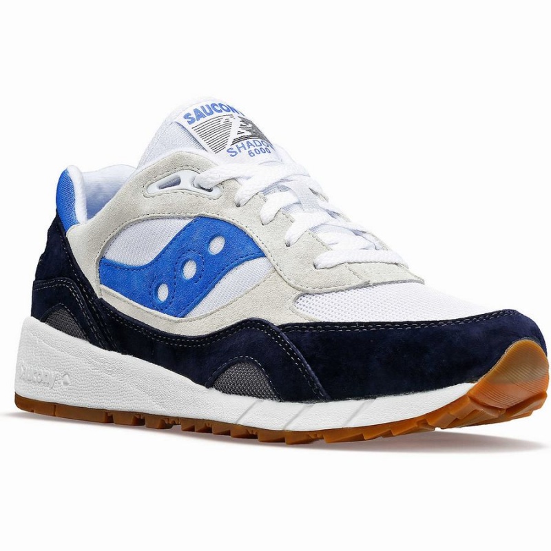 Women's Saucony Shadow 6000 Sneakers White / Navy / Blue | Australia S20647-K71