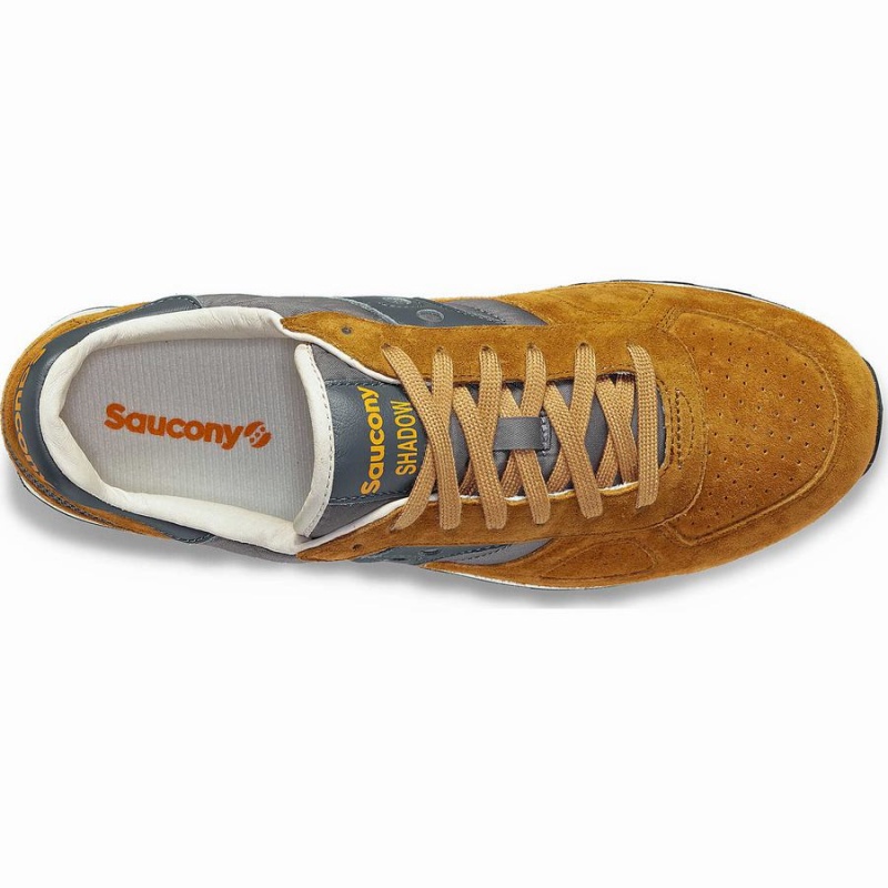 Women's Saucony Shadow Original Premium Sneakers Brown / Grey | Australia S51709-U46