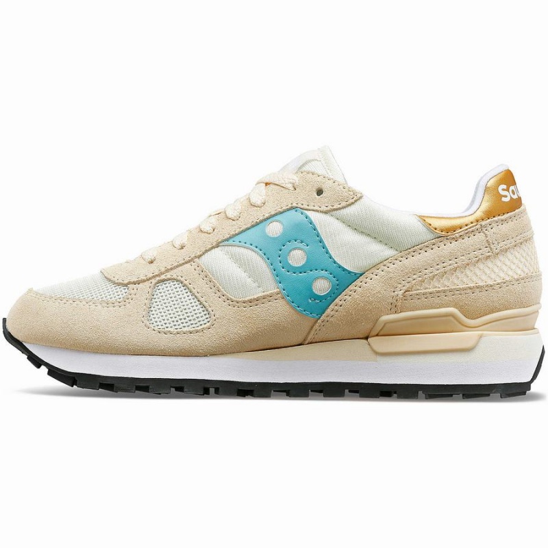 Women's Saucony Shadow Original Sneakers Brown / Turquoise | Australia S81472-U57