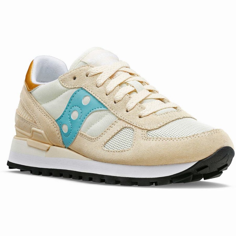 Women's Saucony Shadow Original Sneakers Brown / Turquoise | Australia S81472-U57