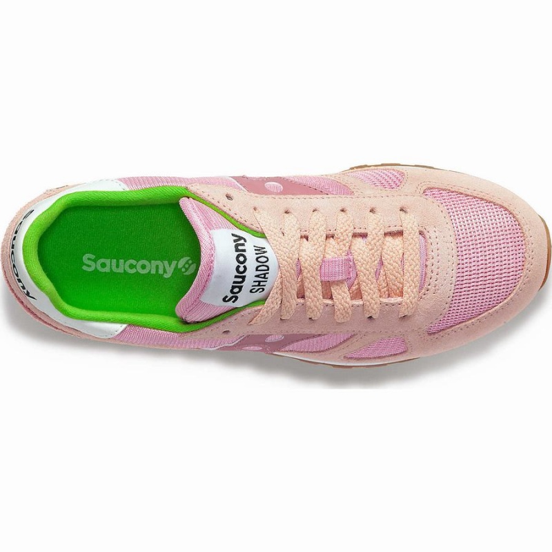 Women's Saucony Shadow Original Sneakers Brown / Pink | Australia S90318-Z60