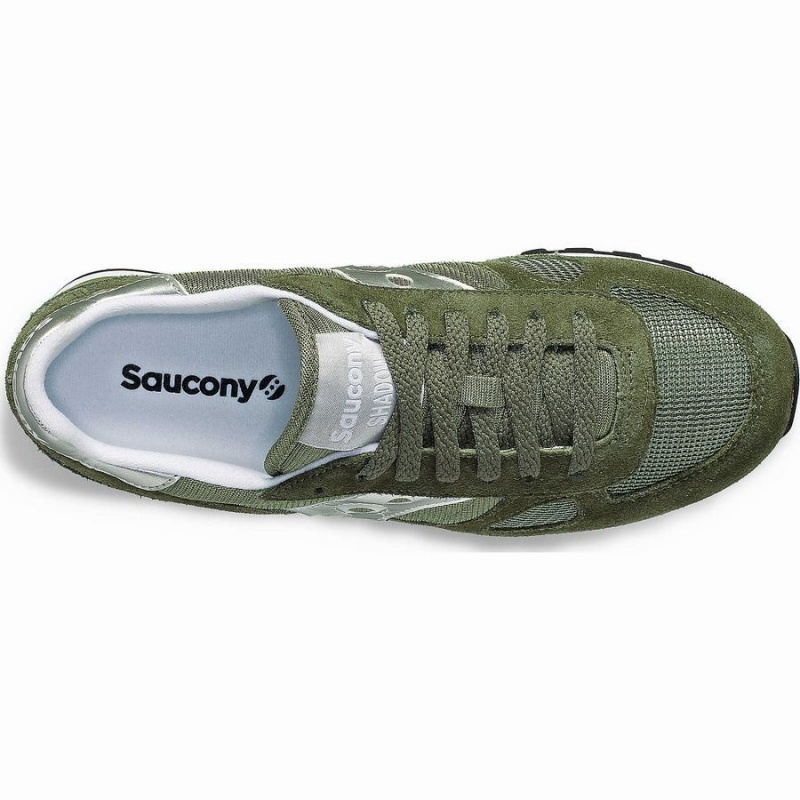 Women's Saucony Shadow Original Sneakers Olive / Silver | Australia S52430-C61