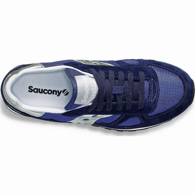 Women's Saucony Shadow Original Sneakers Navy / Silver | Australia S21463-V38