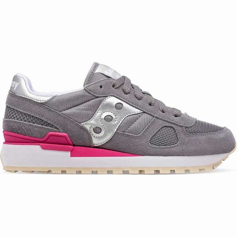 Women\'s Saucony Shadow Original Sneakers Grey / Silver | Australia S76981-N72