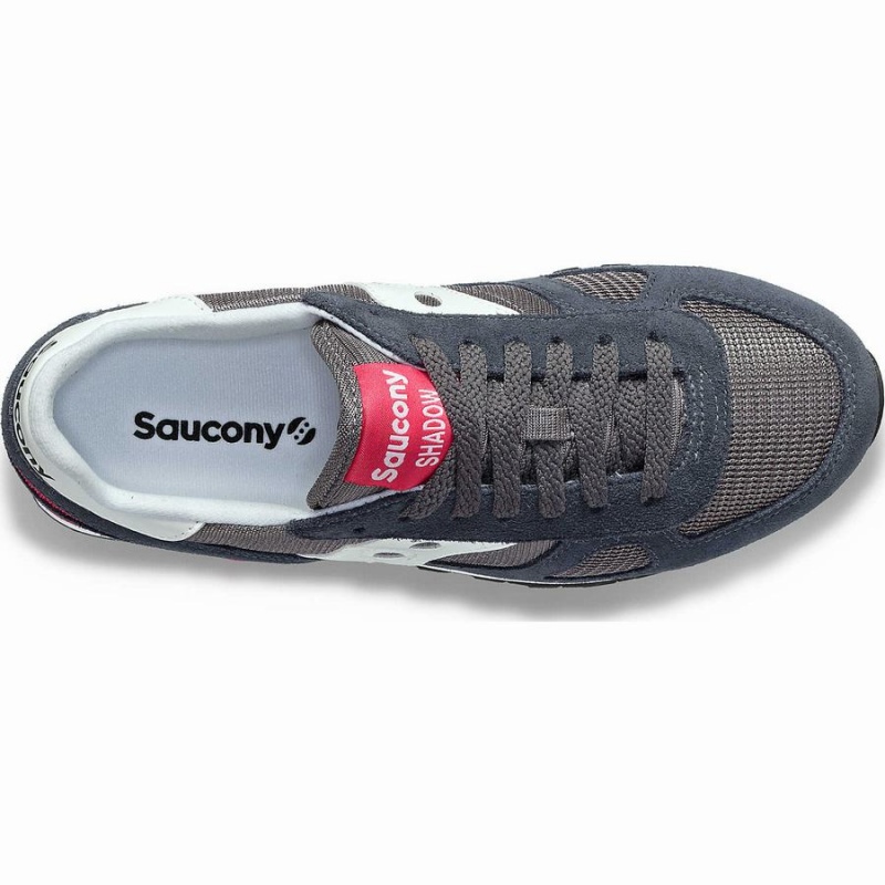 Women's Saucony Shadow Original Sneakers Dark Grey / Red | Australia S21746-E38