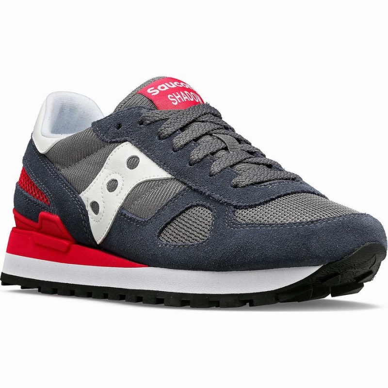 Women's Saucony Shadow Original Sneakers Dark Grey / Red | Australia S21746-E38