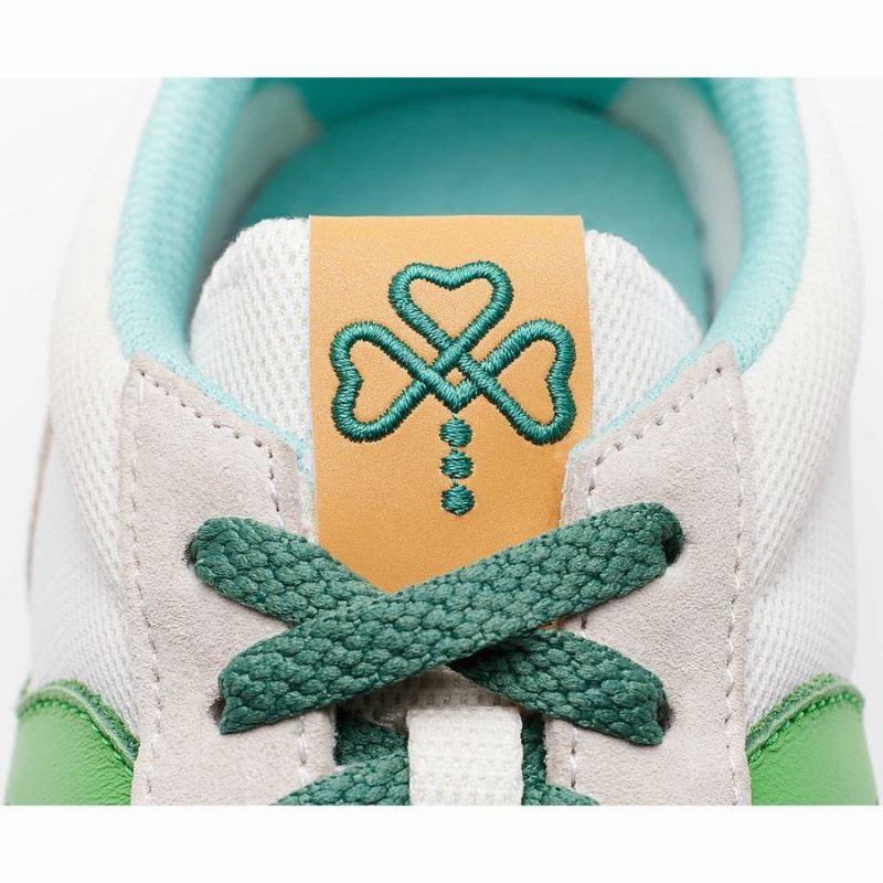 Women's Saucony Shamrock Jazz 81 Sneakers White / Green | Australia S57098-S35