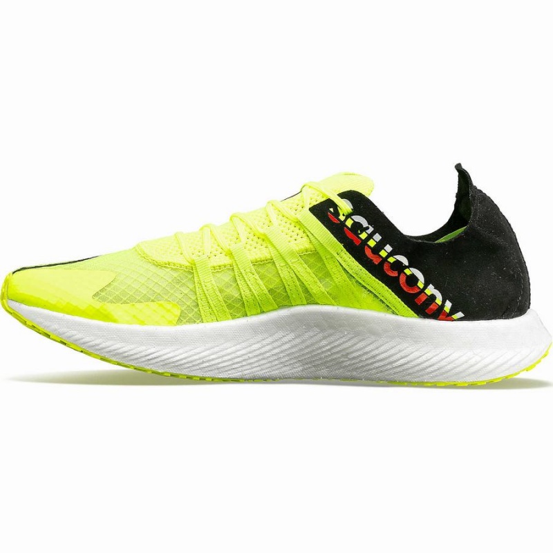 Women's Saucony Sinister Running Shoes Yellow / Black | Australia S12945-K40