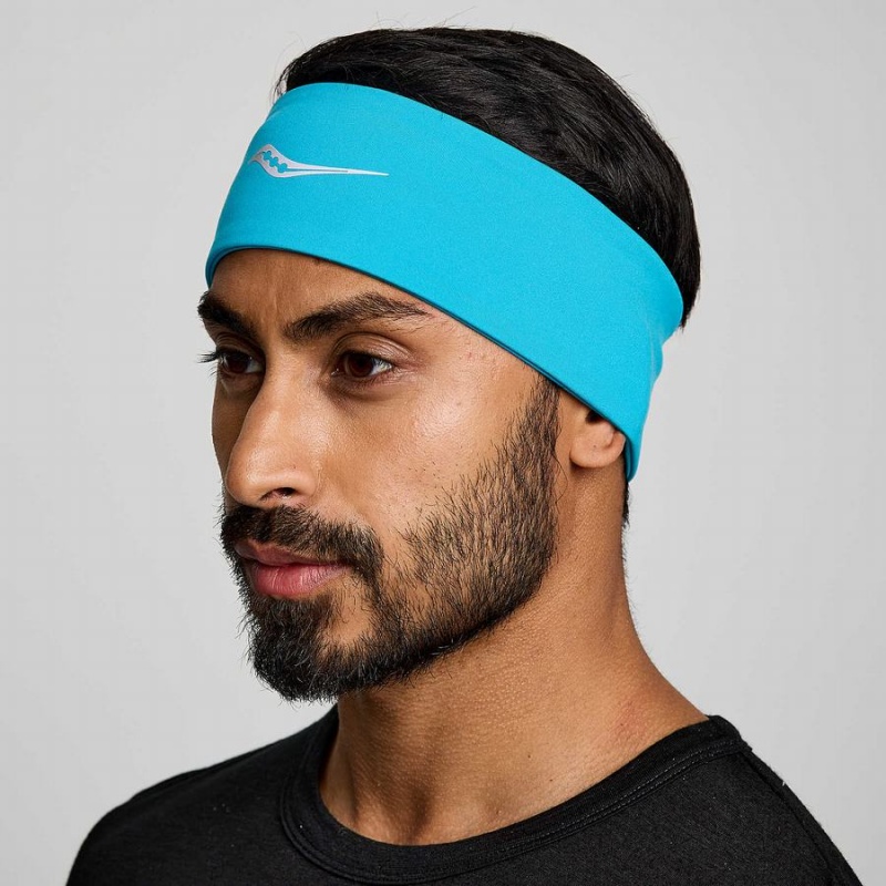 Women\'s Saucony Solstice Headband Blue | Australia S18276-E53