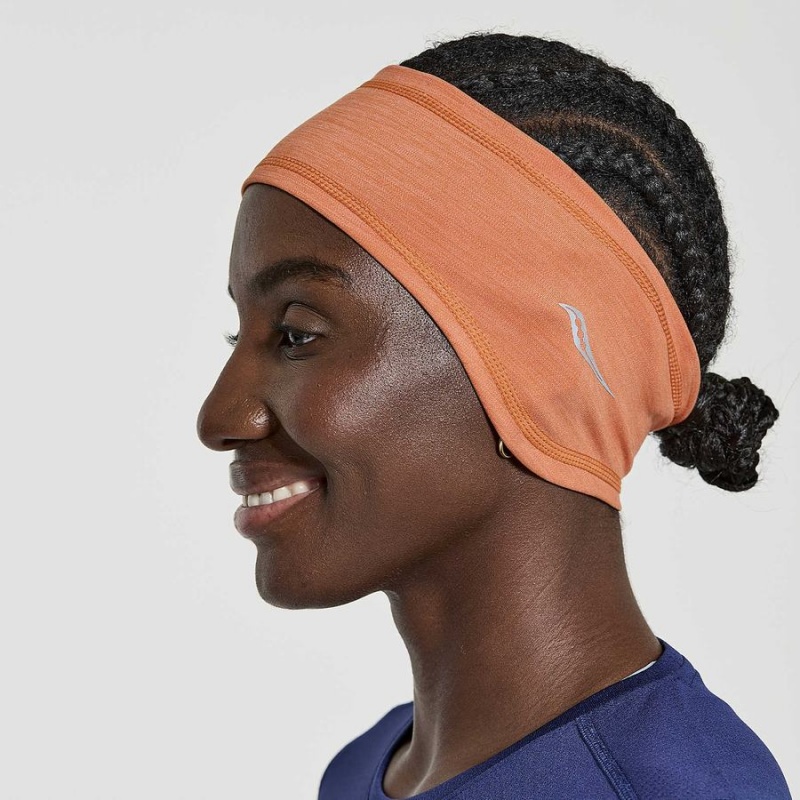 Women\'s Saucony Solstice Headband Orange | Australia S37520-Y65