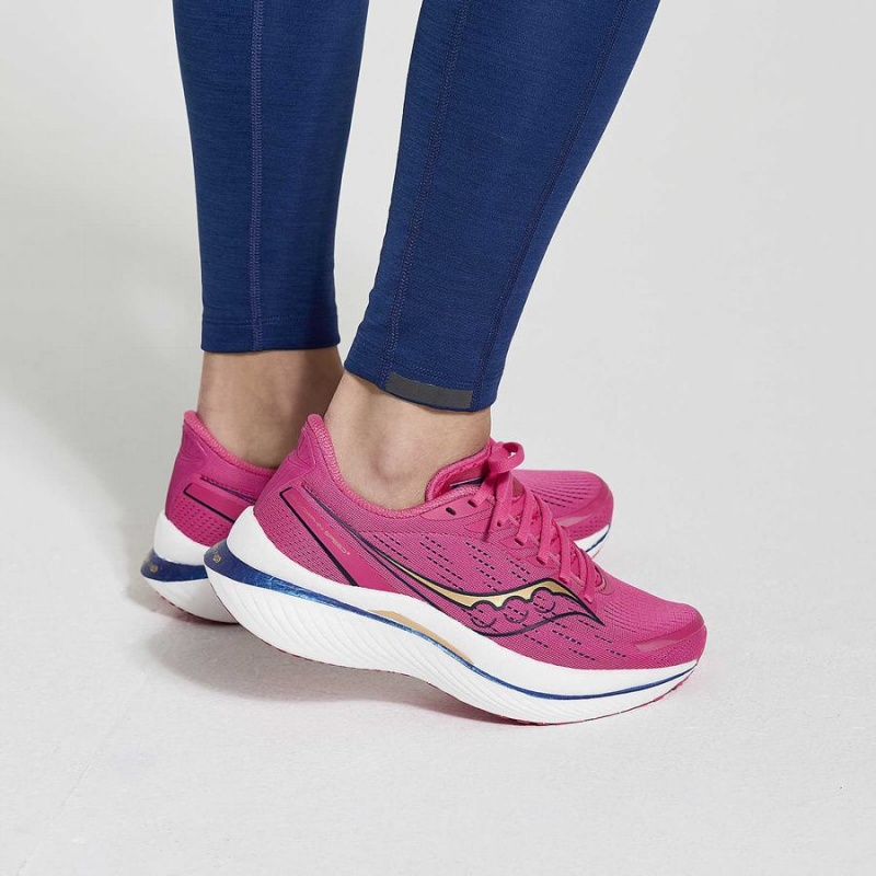 Women's Saucony Solstice Tight Navy | Australia S05297-Q62