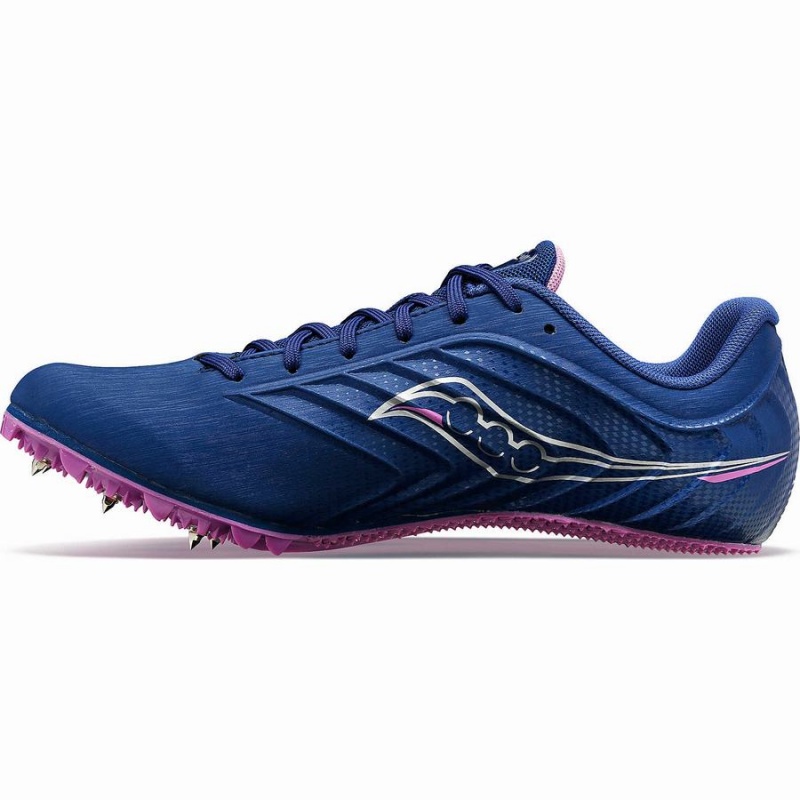 Women's Saucony Spitfire 5 Track Spikes Indigo / Purple | Australia S06179-J12