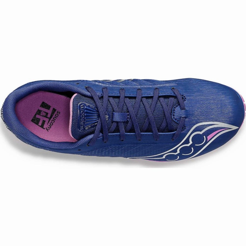 Women's Saucony Spitfire 5 Track Spikes Indigo / Purple | Australia S06179-J12