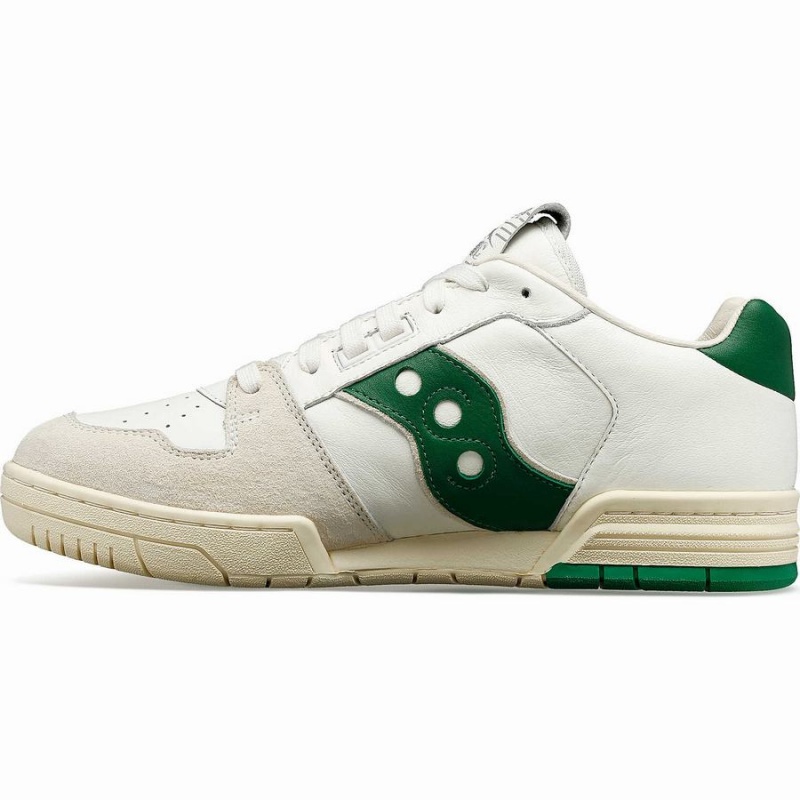 Women's Saucony Spot-Bilt™ Sonic Low Premium Sneakers Beige / Green | Australia S57126-T68