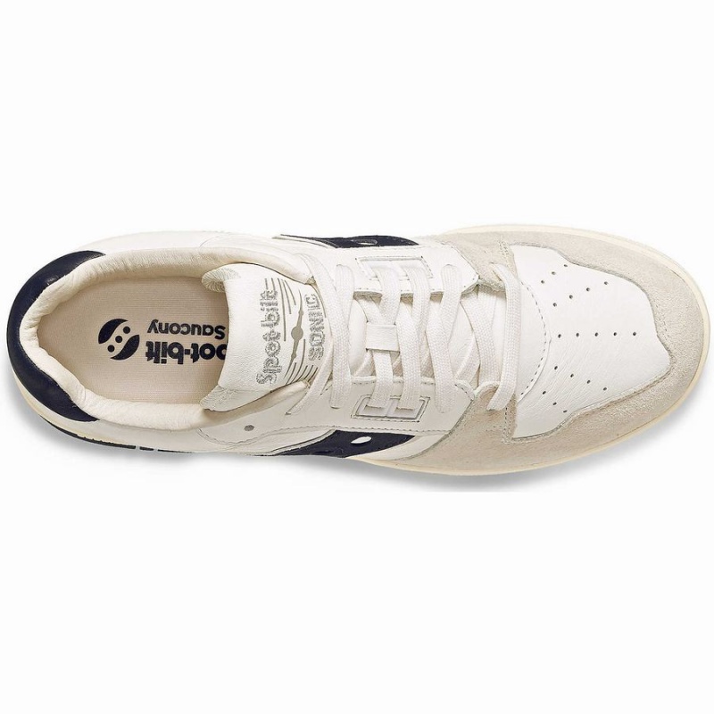 Women's Saucony Spot-Bilt™ Sonic Low Premium Sneakers Beige / Blue | Australia S80971-Y68