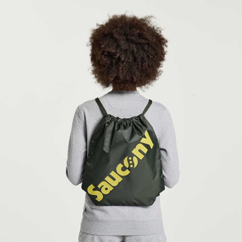 Women's Saucony String Bags Dark Green | Australia S21478-J36