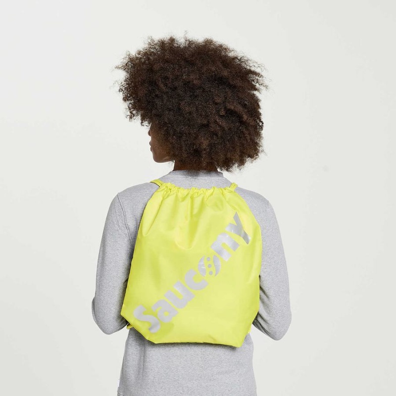 Women's Saucony String Bags Yellow | Australia S35682-K37