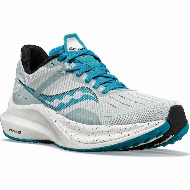 Women's Saucony Tempus Running Shoes Glacier / Ink | Australia S60597-T56