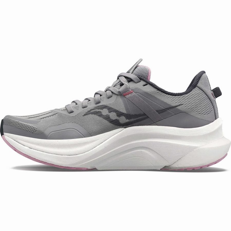 Women's Saucony Tempus Running Shoes Grey / Pink | Australia S15392-C92