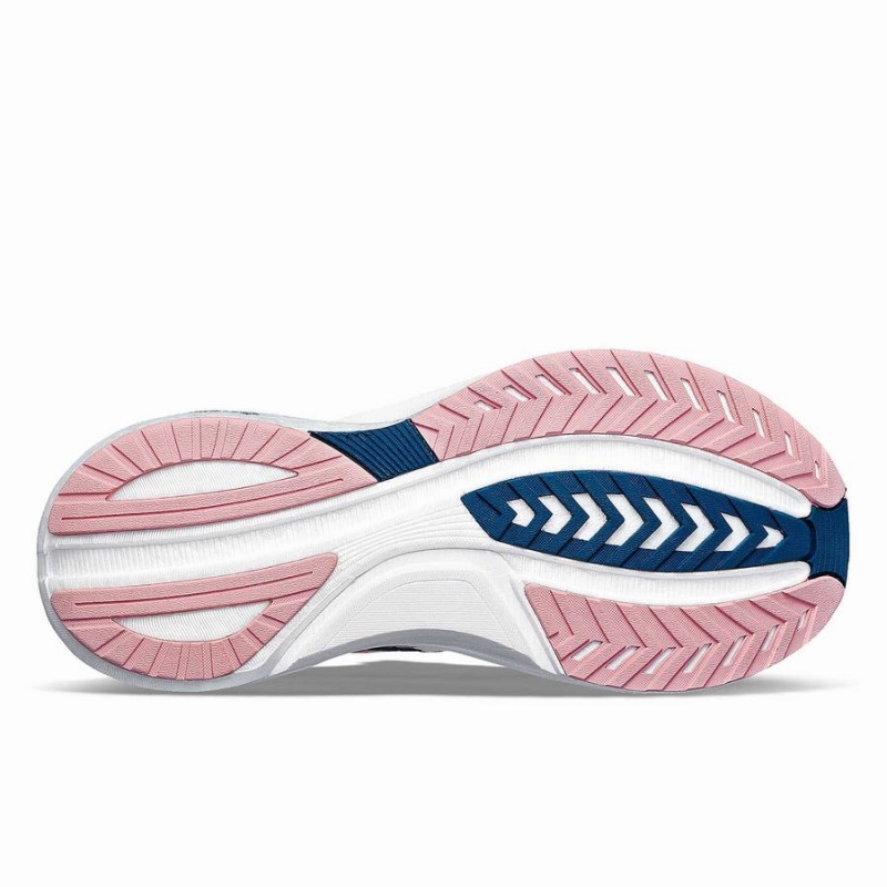 Women's Saucony Tempus Running Shoes Pink / Navy | Australia S52708-Y74