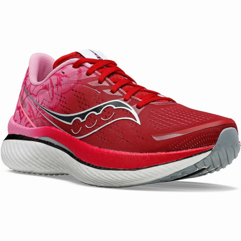 Women's Saucony Tokyo Endorphin Speed 3 Running Shoes Red / Grey | Australia S23618-U28