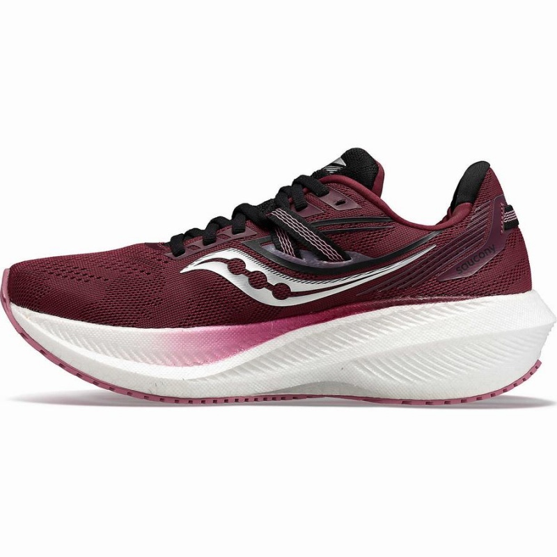 Women's Saucony Triumph 20 Running Shoes Red / Rose | Australia S41320-X57