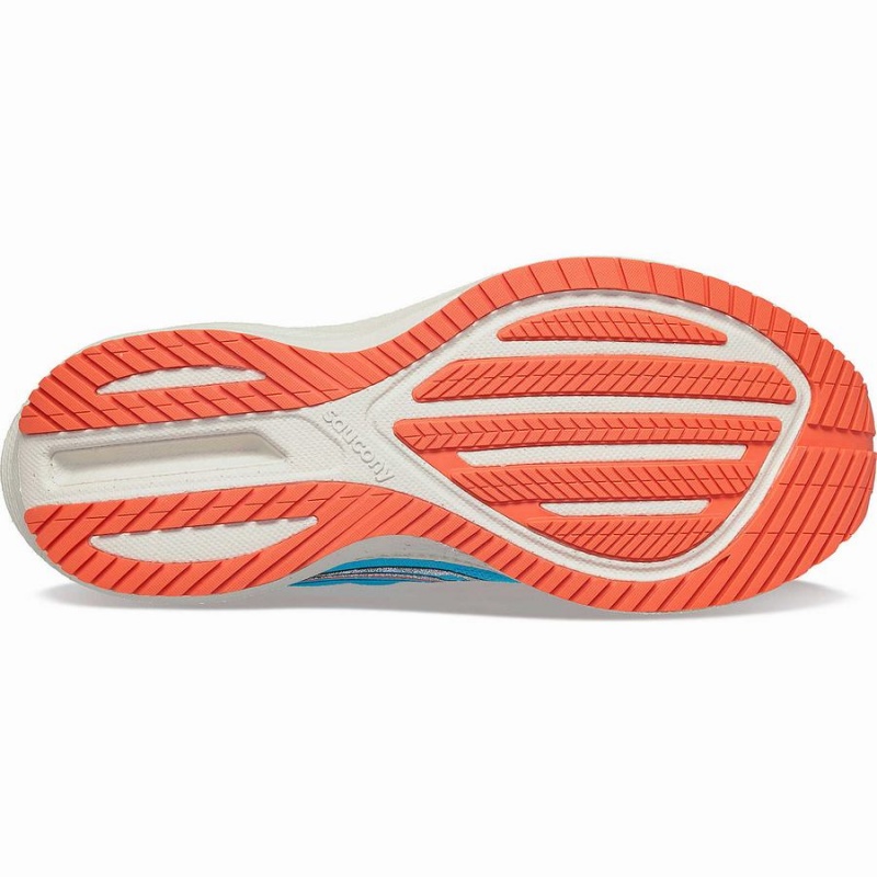 Women's Saucony Triumph 20 Running Shoes Blue / Coral | Australia S17362-C10