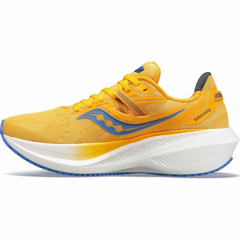 Women's Saucony Triumph 20 Running Shoes Blue / Gold | Australia S24913-V07