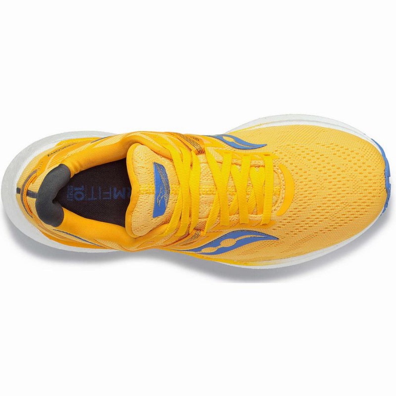 Women's Saucony Triumph 20 Running Shoes Blue / Gold | Australia S24913-V07