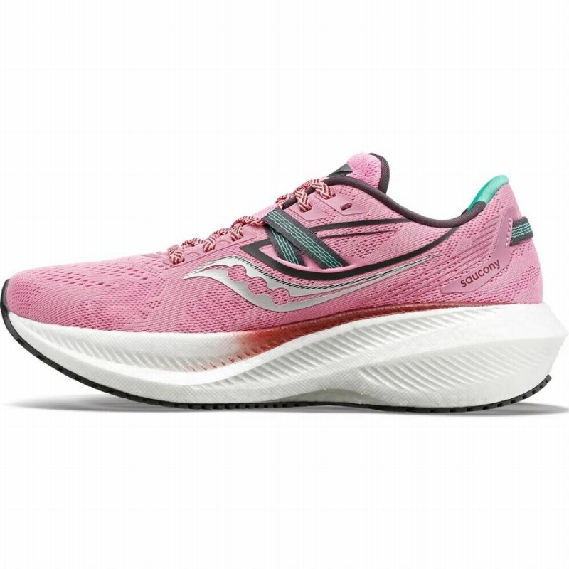 Women's Saucony Triumph 20 Running Shoes Pink | Australia S76249-S75