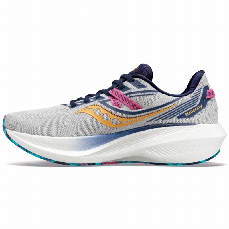 Women's Saucony Triumph 20 Running Shoes Grey / Gold | Australia S06275-F34