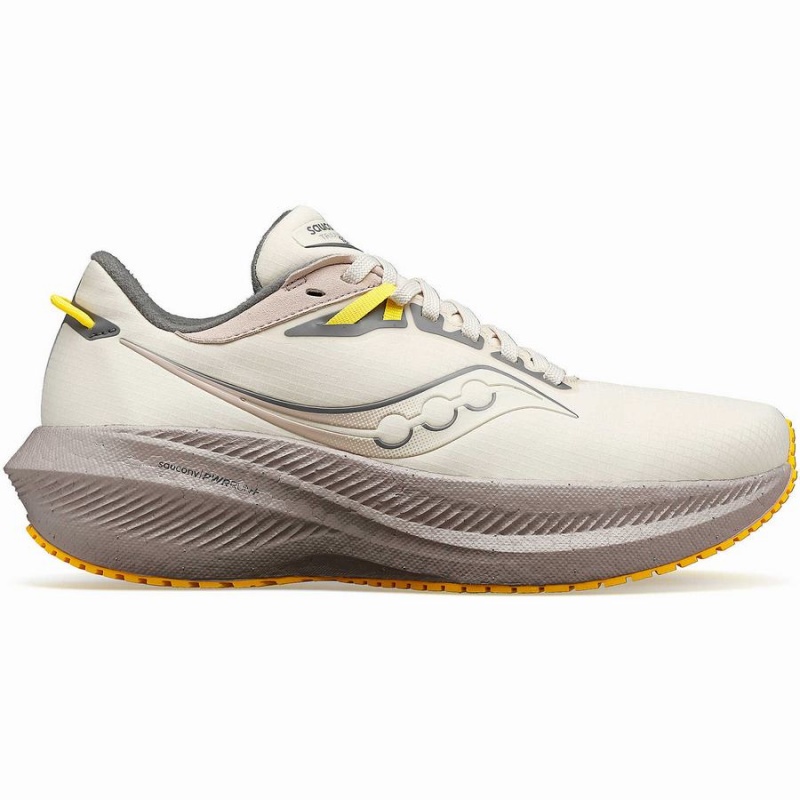 Women\'s Saucony Triumph 21 RUNSHIELD Walking Shoes Beige | Australia S70284-B91