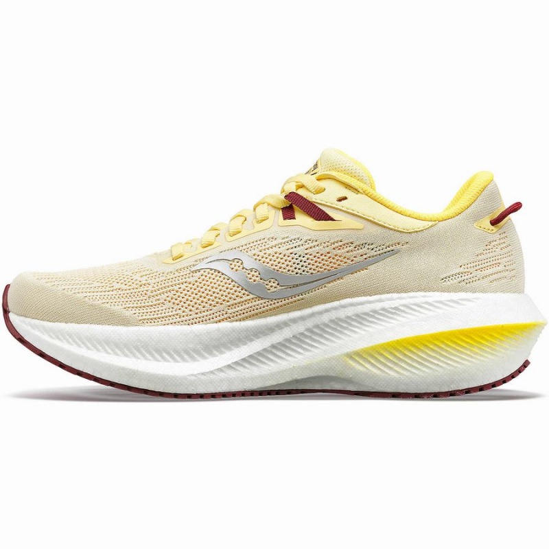 Women's Saucony Triumph 21 Running Shoes Yellow | Australia S83697-N01