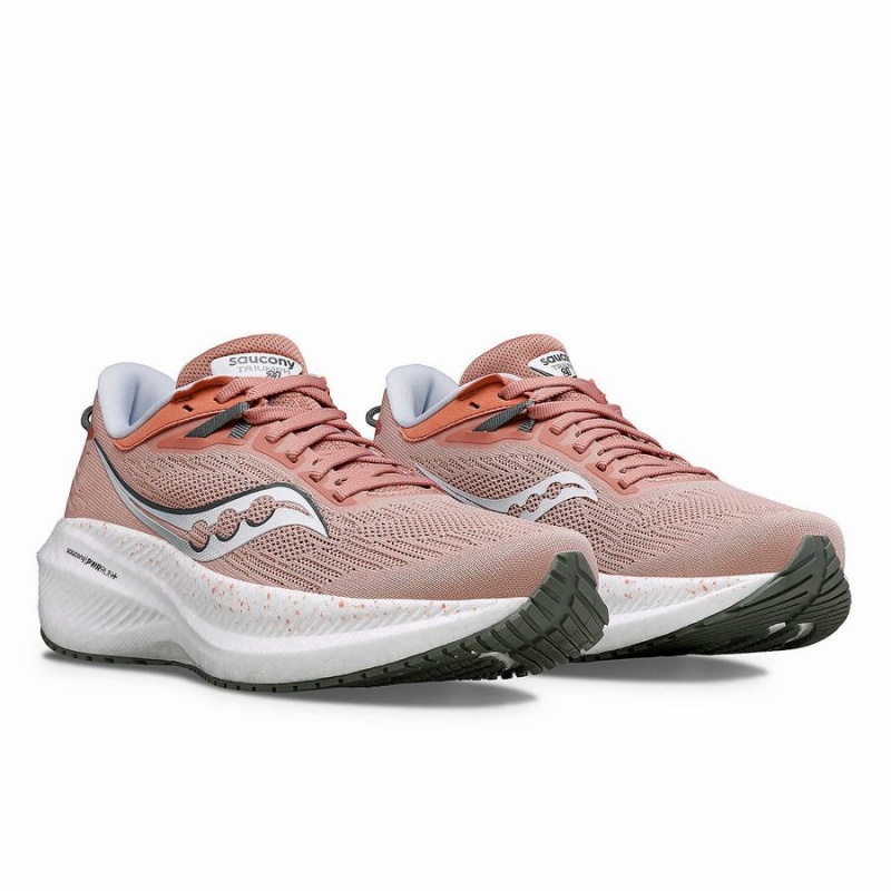 Women's Saucony Triumph 21 Running Shoes Lotus / Bough | Australia S06523-F36