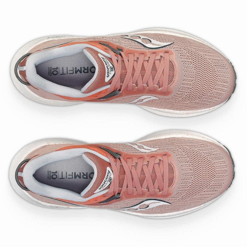 Women's Saucony Triumph 21 Running Shoes Lotus / Bough | Australia S06523-F36