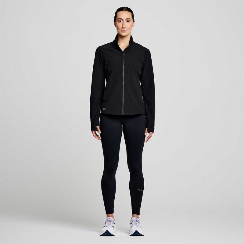 Women's Saucony Triumph Jackets Black | Australia S92685-H80