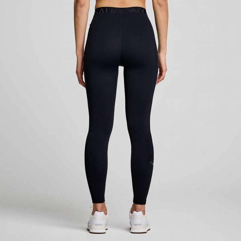 Women's Saucony Triumph Tight Black | Australia S19328-L87