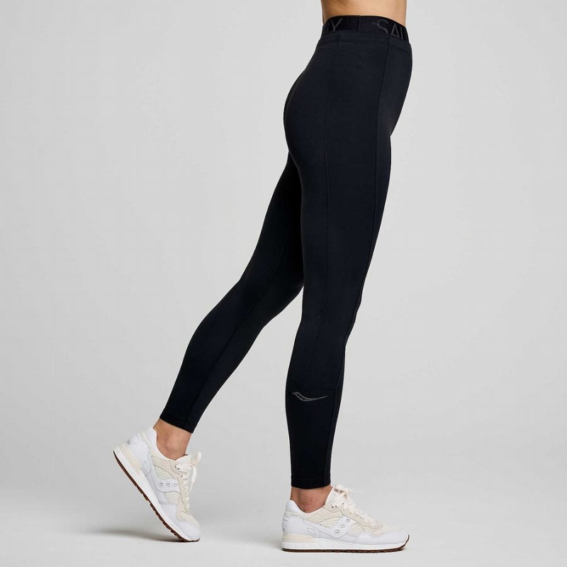 Women's Saucony Triumph Tight Black | Australia S19328-L87