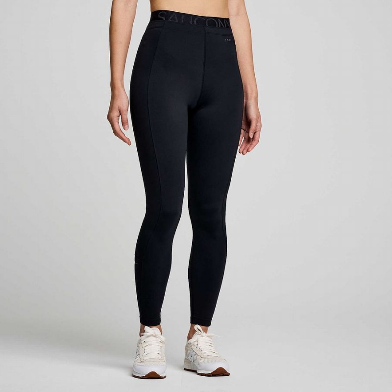 Women\'s Saucony Triumph Tight Black | Australia S19328-L87