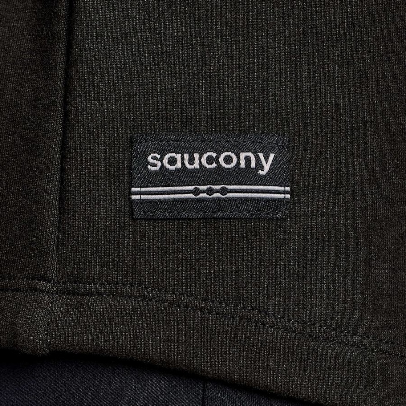 Women's Saucony Triumph Tunic Hoodie Black | Australia S18640-U93