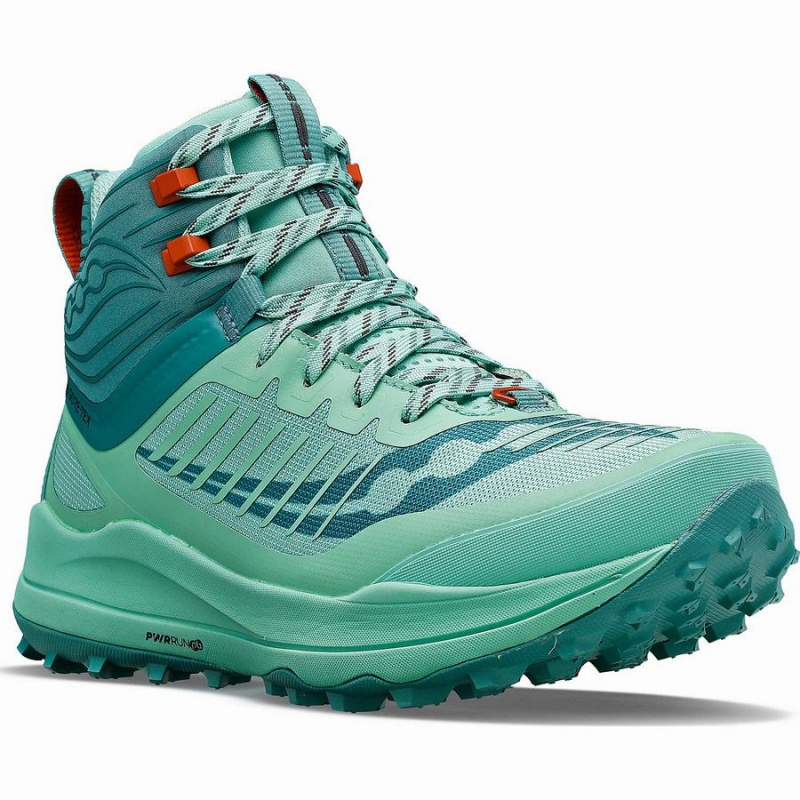 Women's Saucony Ultra Ridge GTX Trail Running Shoes Turquoise | Australia S68073-G80